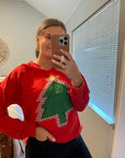 Christmas Tree Patch Pullover