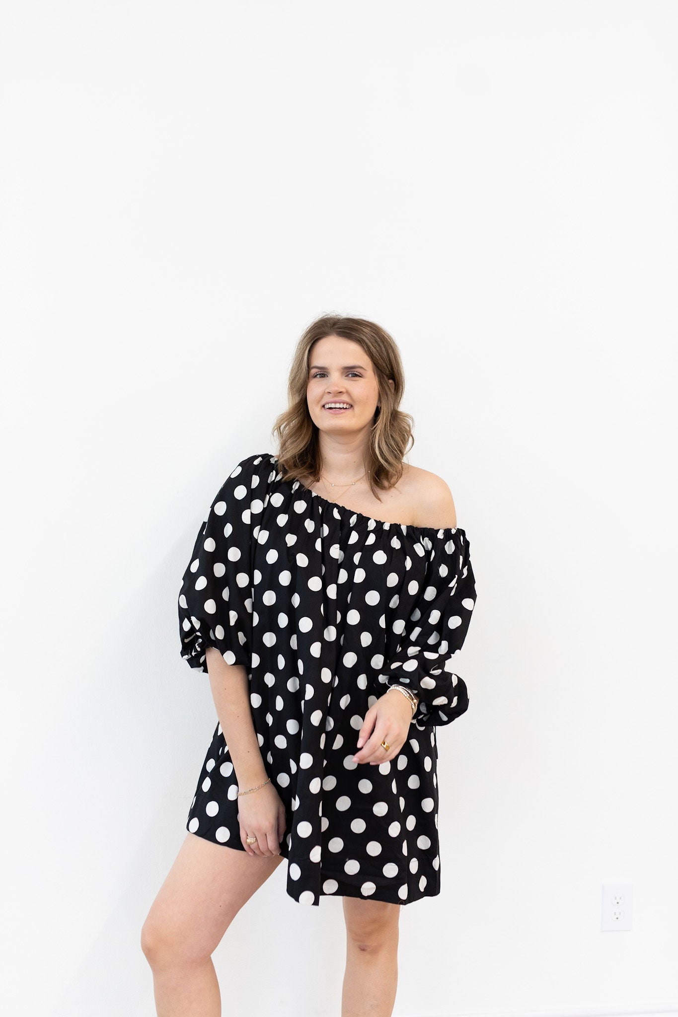 Kallie Polka Dot Dress