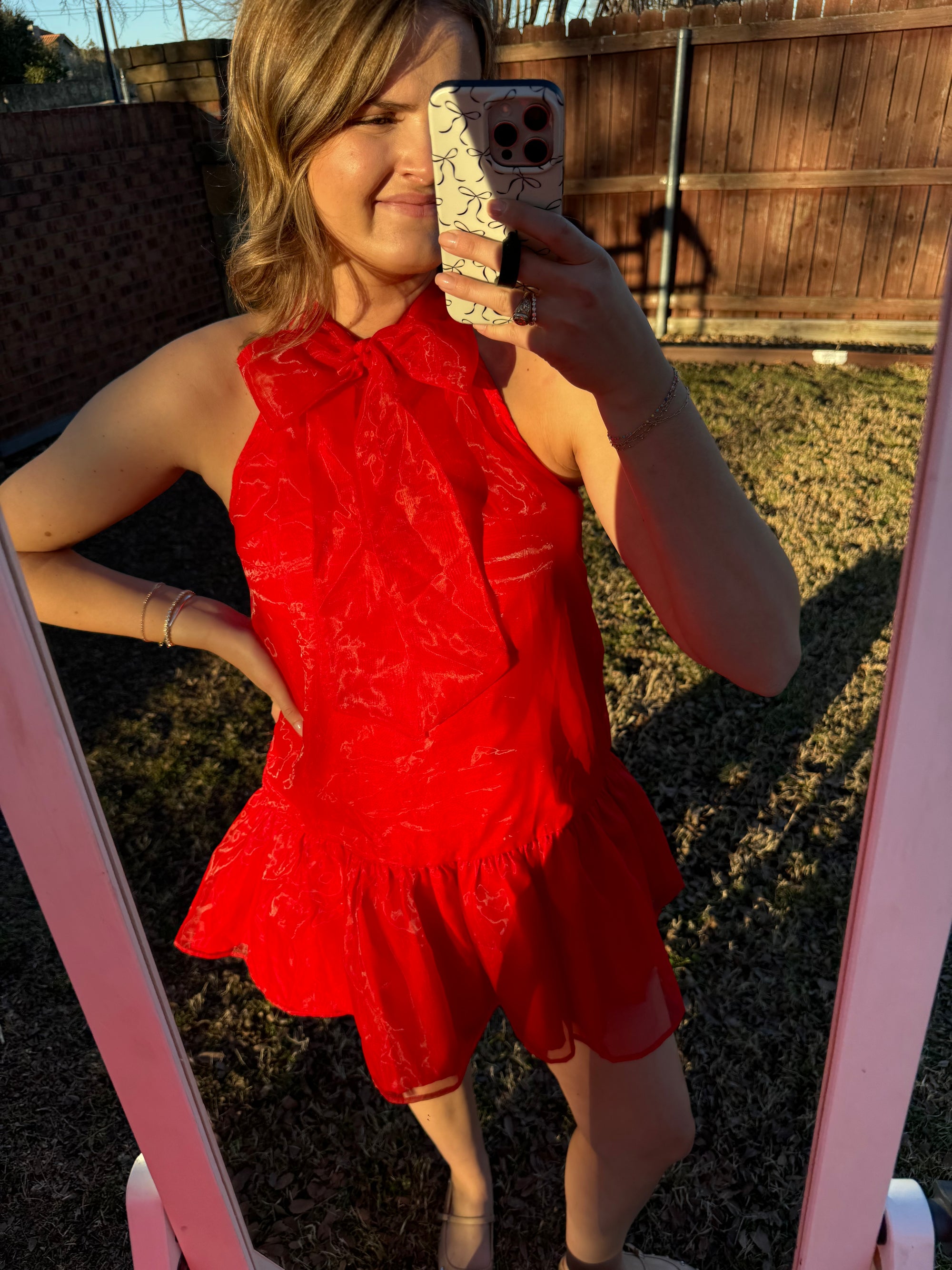 Ava Dress - RED