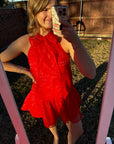 Ava Dress - RED