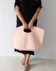 Pink Stripe Tote