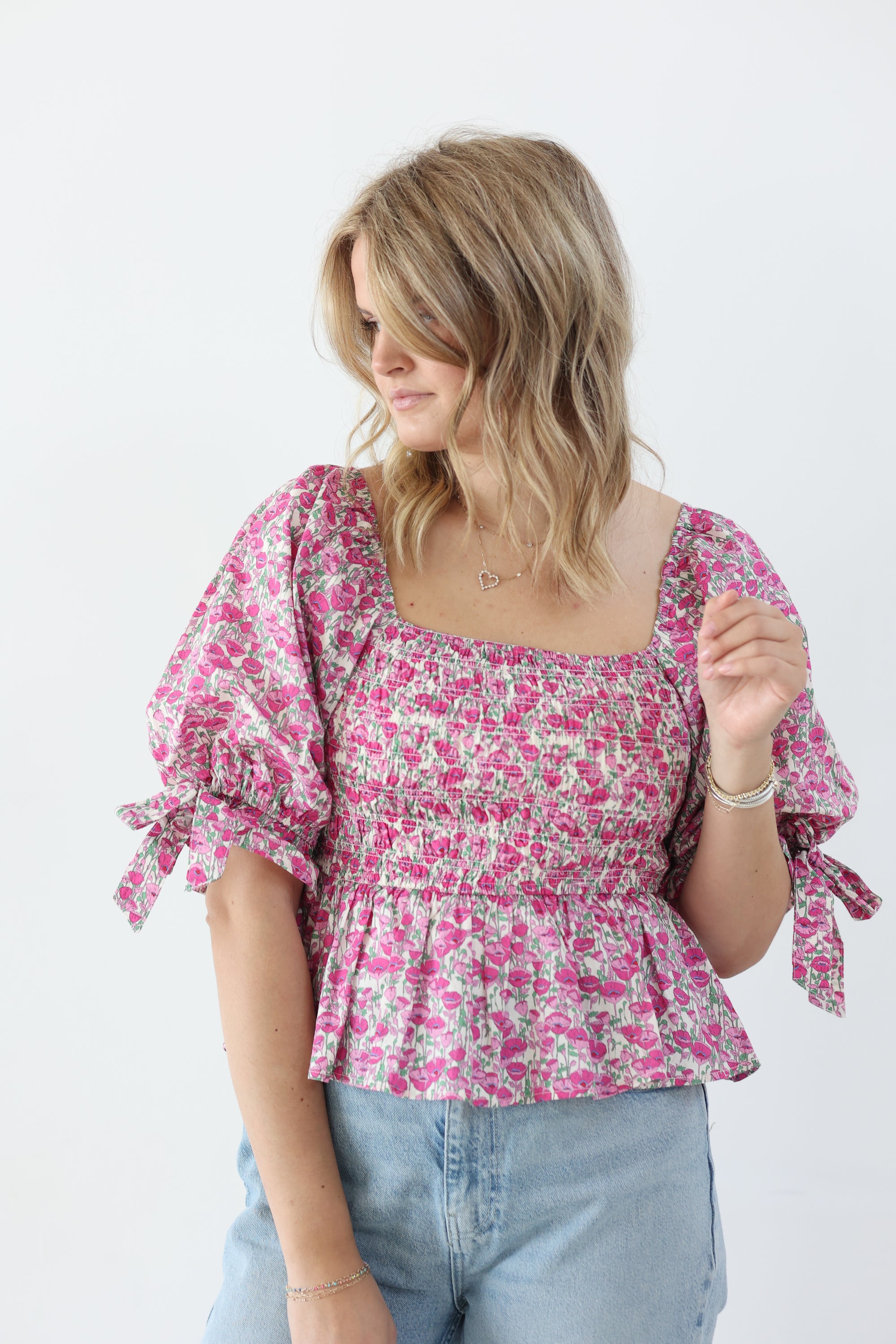 Poppy Top - Pink