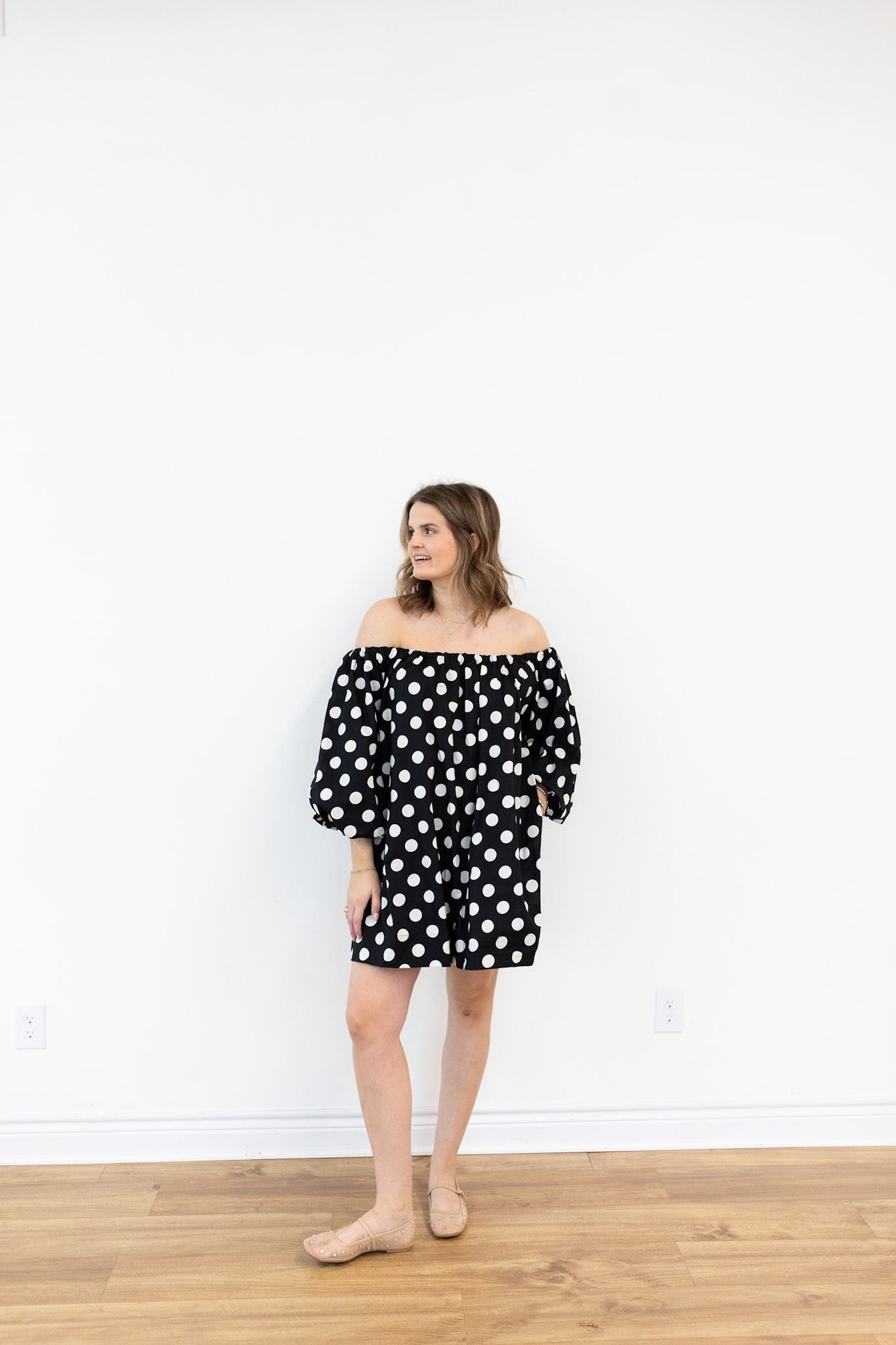 Kallie Polka Dot Dress