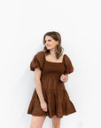 Lets Rodeo Dress - Mocha