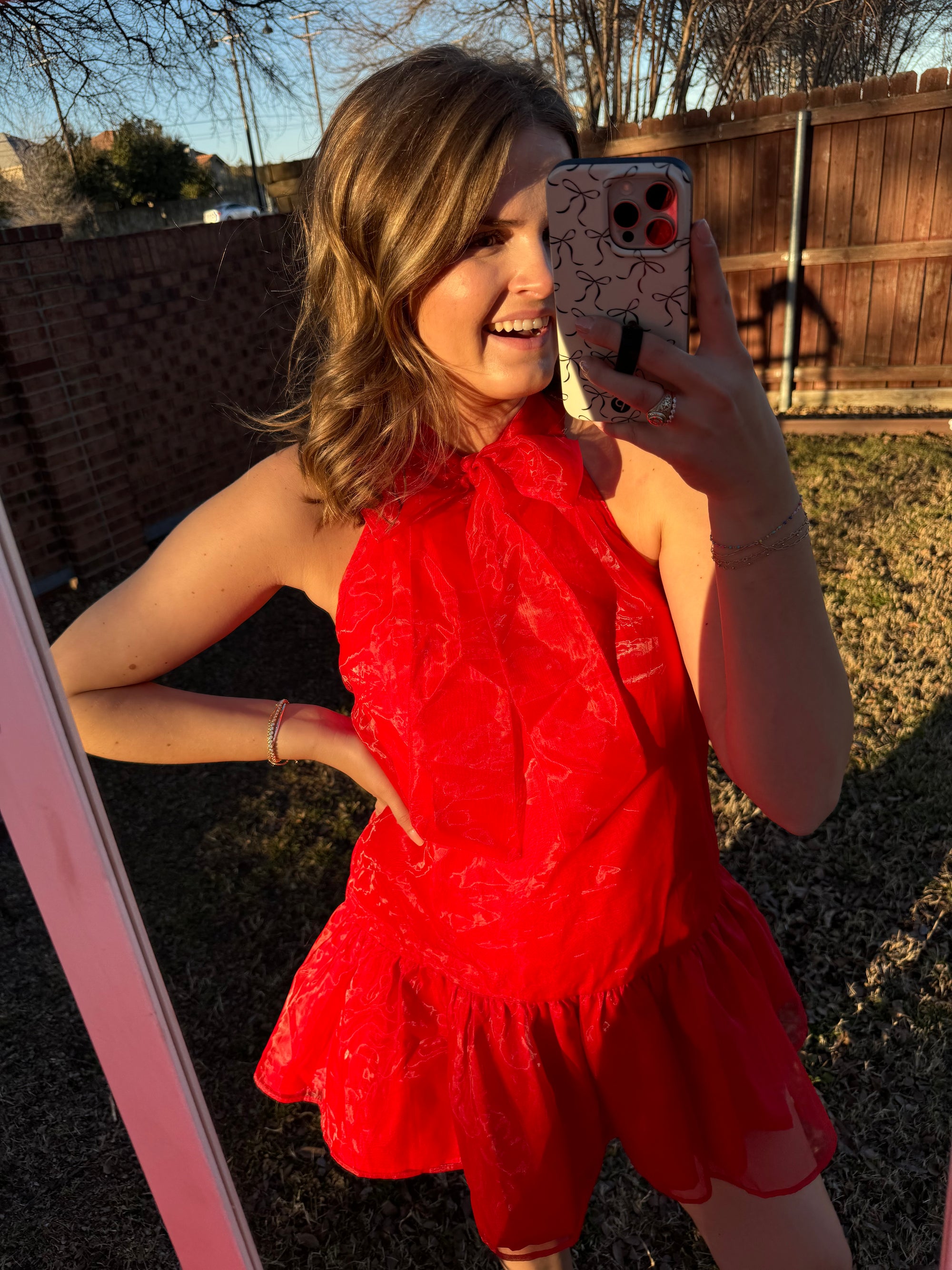 Ava Dress - RED
