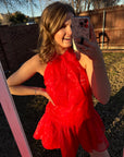 Ava Dress - RED