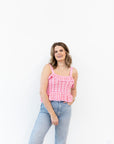 Pink Knit Tank