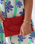 Beach Vibes Clutch - Red