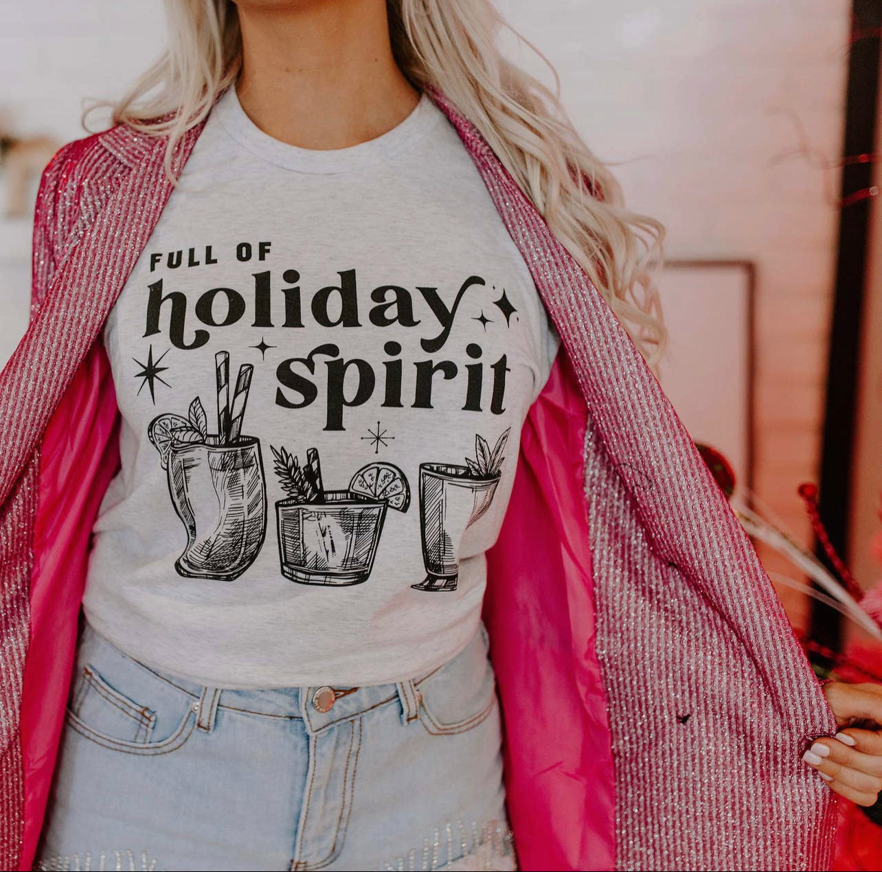 Full of Holiday Spirit Tee