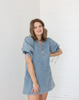 Bella Dress - Denim