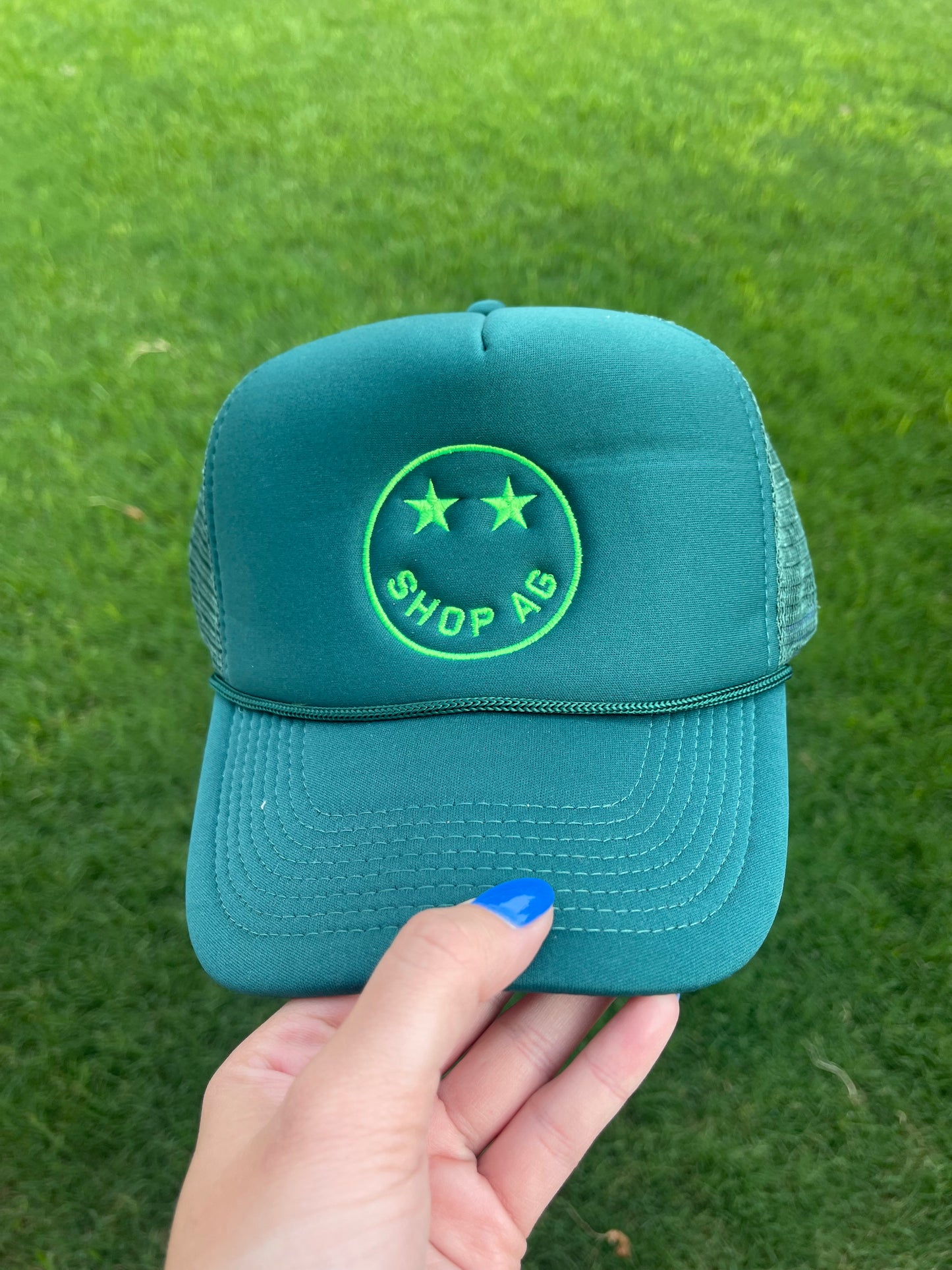 AG Trucker - Emerald & Lime