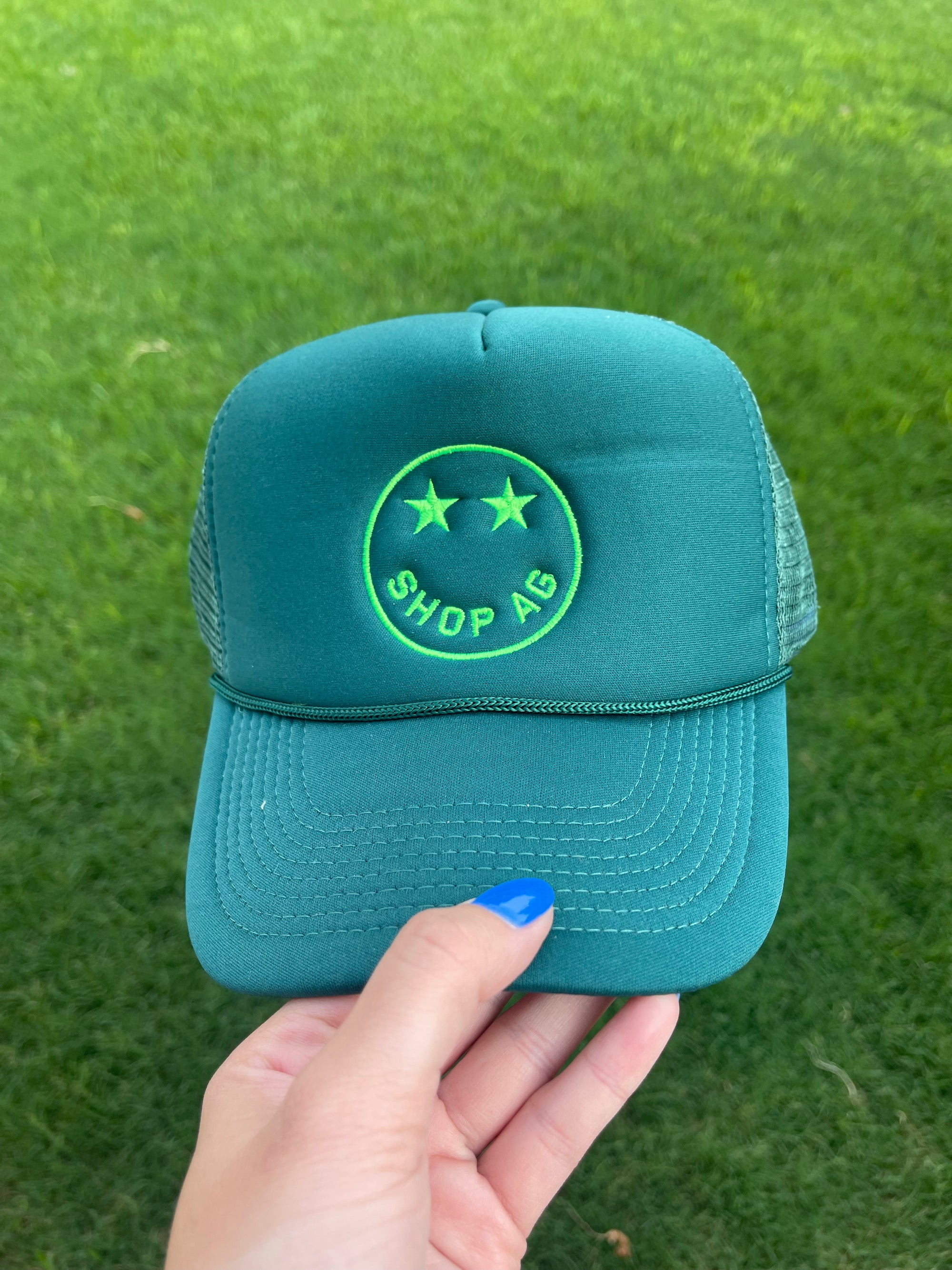 AG Trucker - Emerald & Lime
