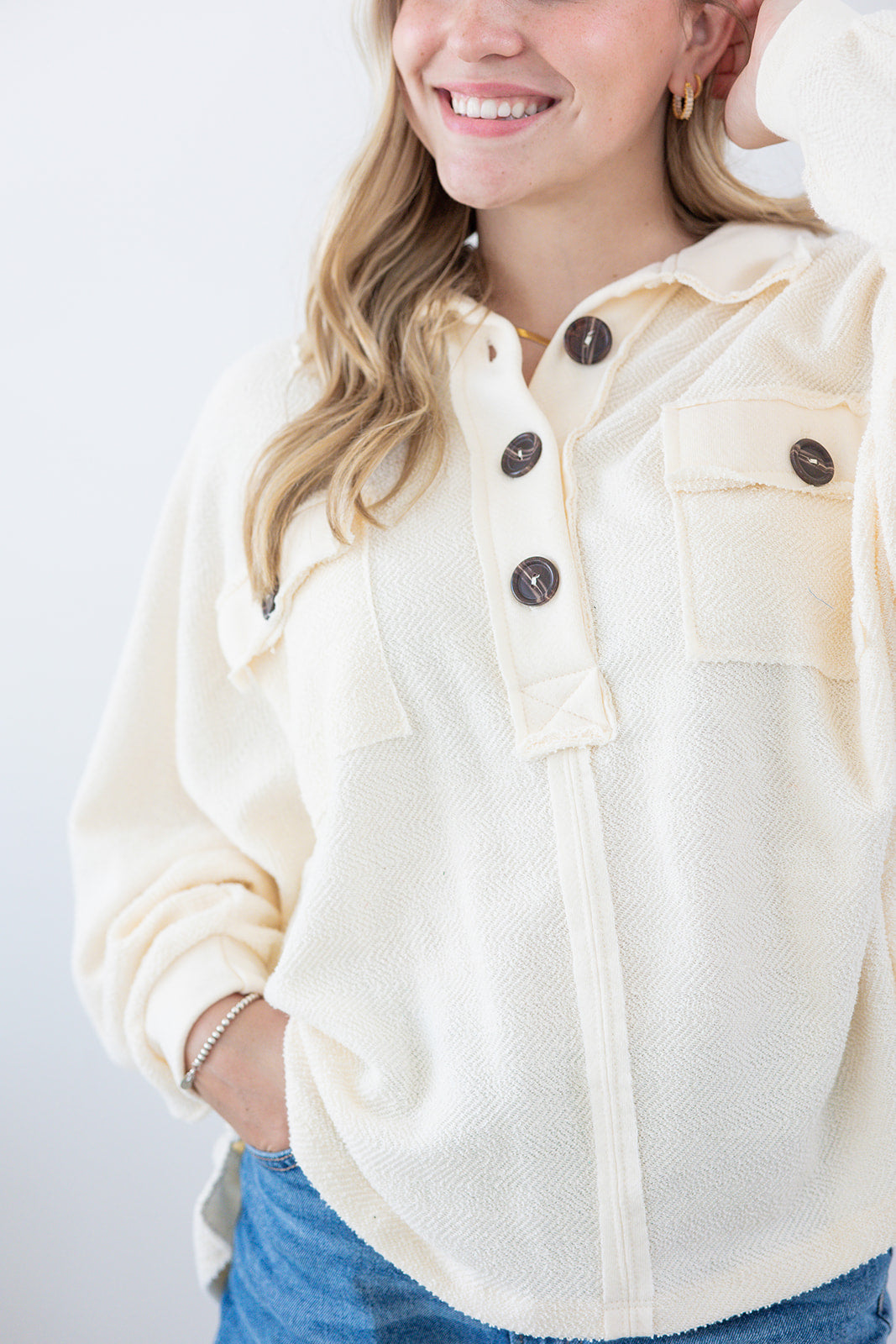 Jetsetter Pullover - Cream
