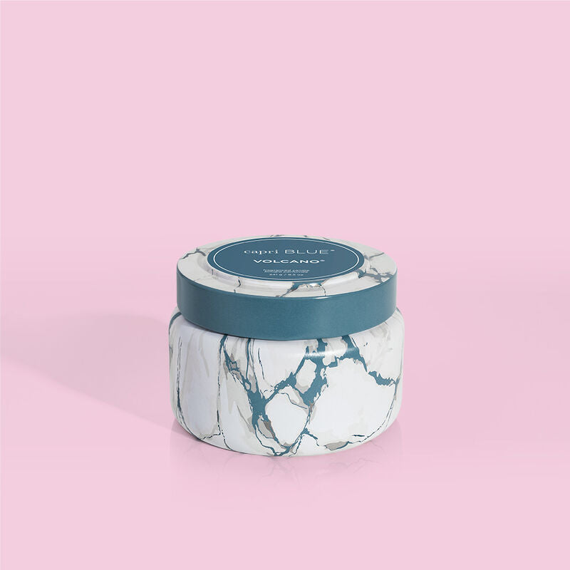Volcano Modern Marble Travel Tin - 8.5oz