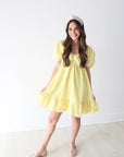 Poppy Dress - Yellow