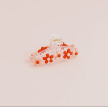Load image into Gallery viewer, Flower Claw Clip - Pink + Red