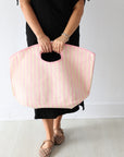 Pink Stripe Tote