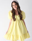 Poppy Dress - Yellow