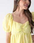 Poppy Dress - Yellow