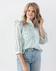 Lover Eyelet Top - Blue
