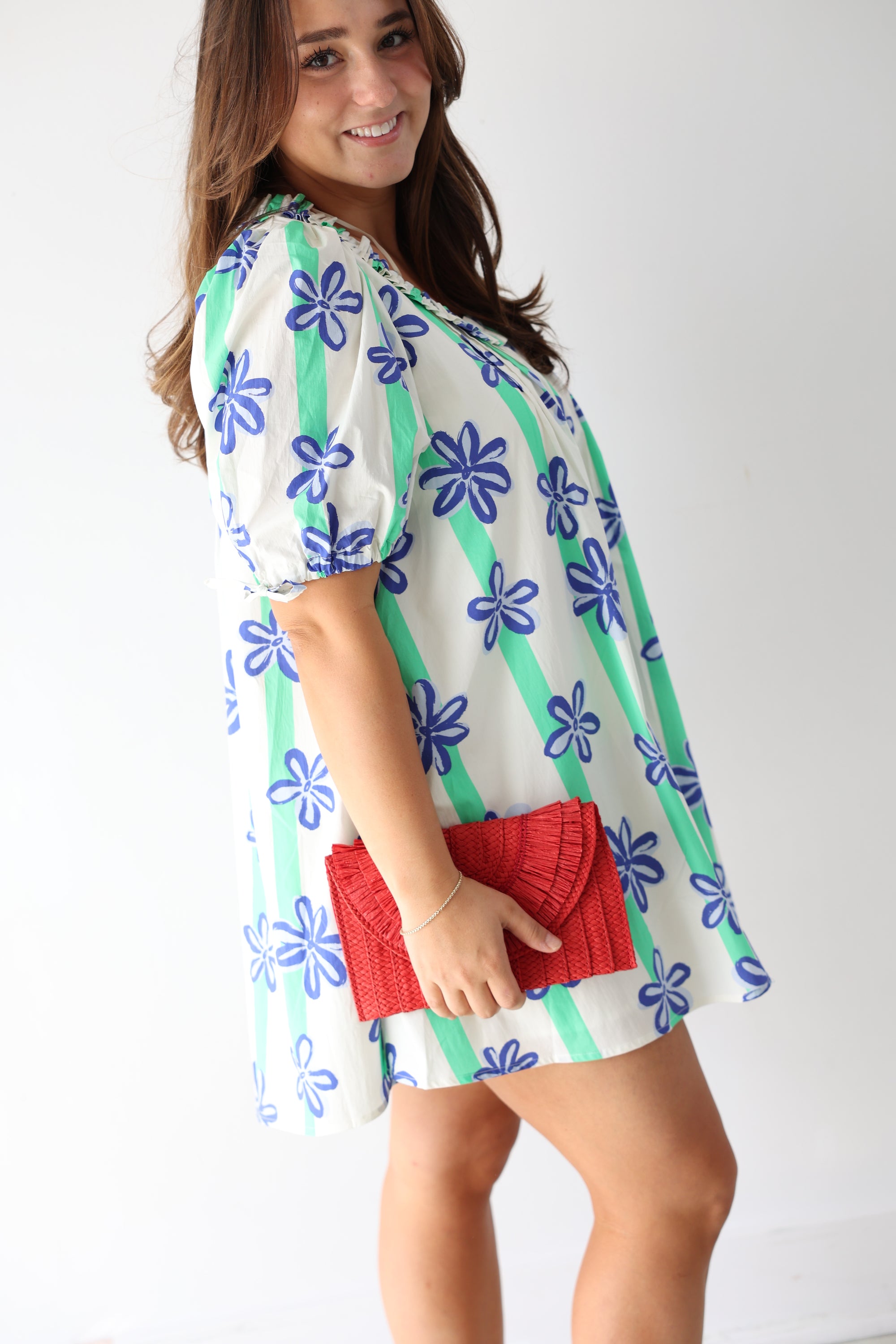 Caroline Dress - Blue