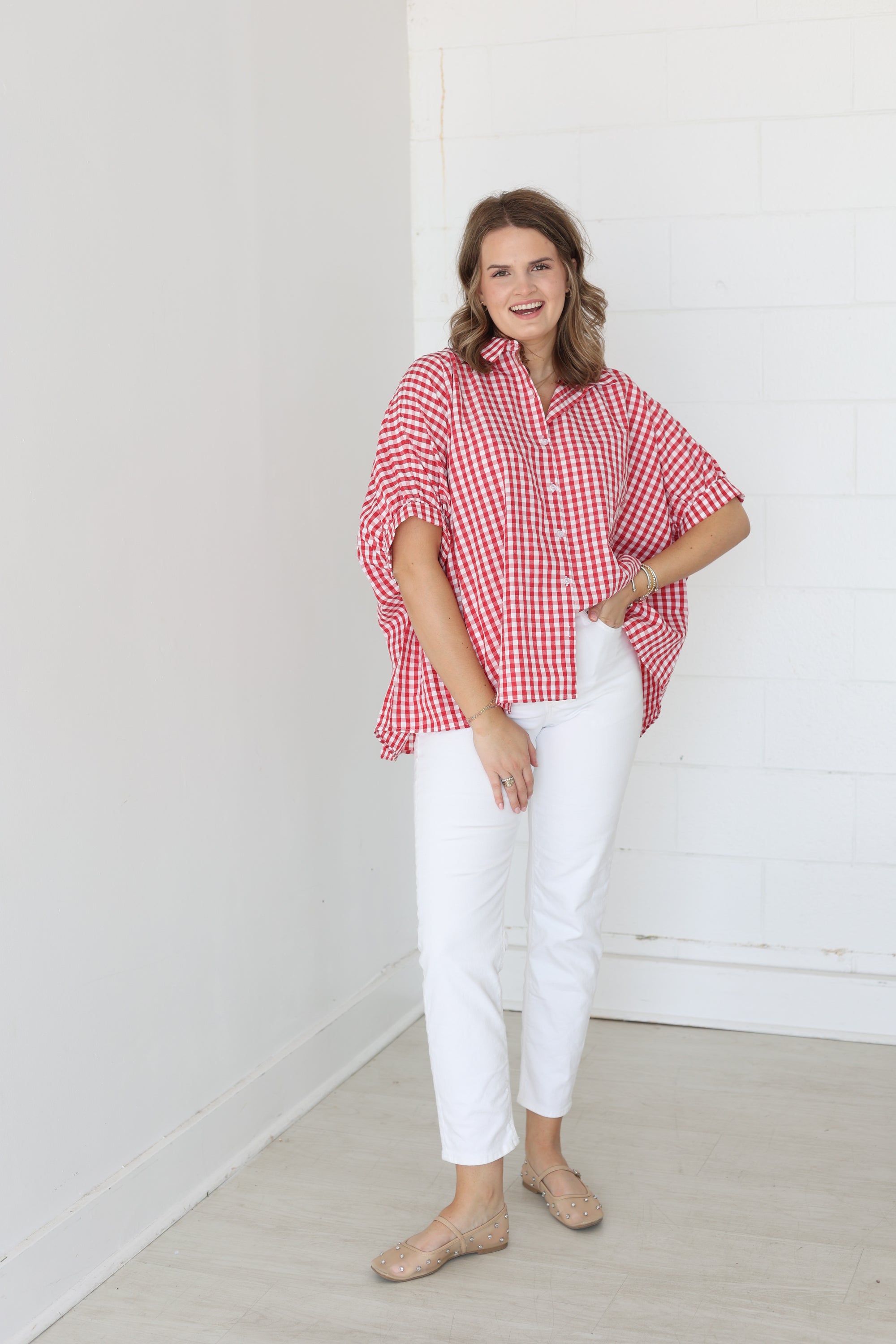 Picnic Party Top - Red