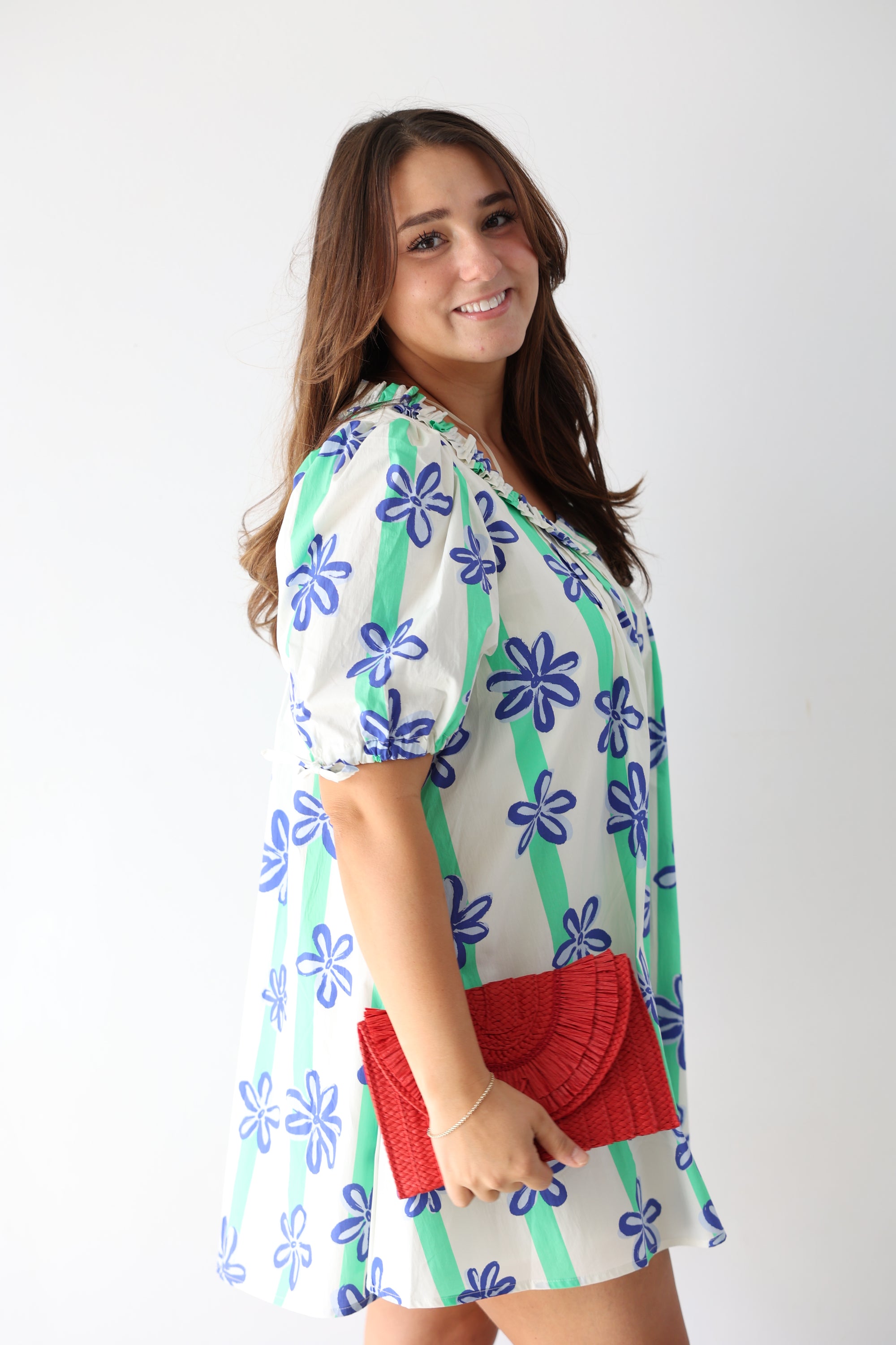 Caroline Dress - Blue