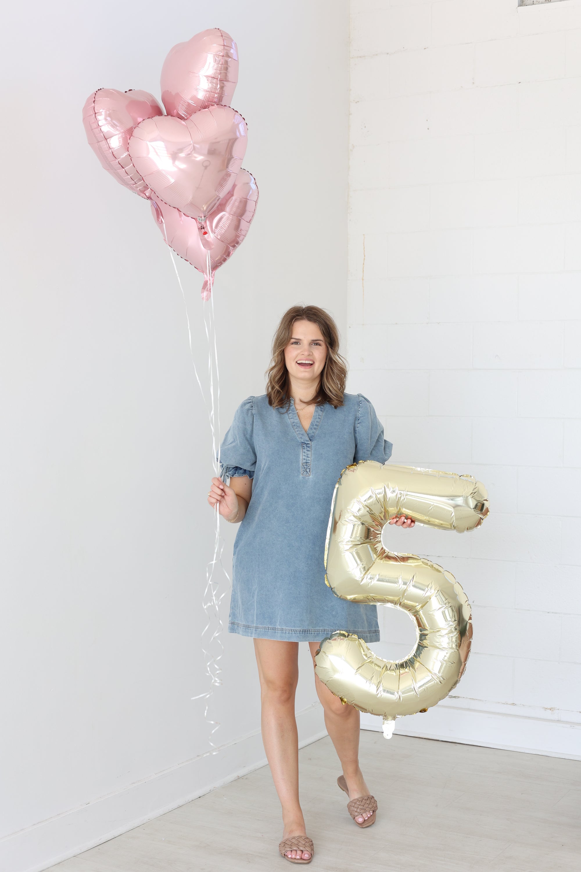 Bella Dress - Denim