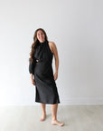 Amber One Shoulder Dress - Black