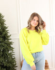 Fun Times Pullover - Lime