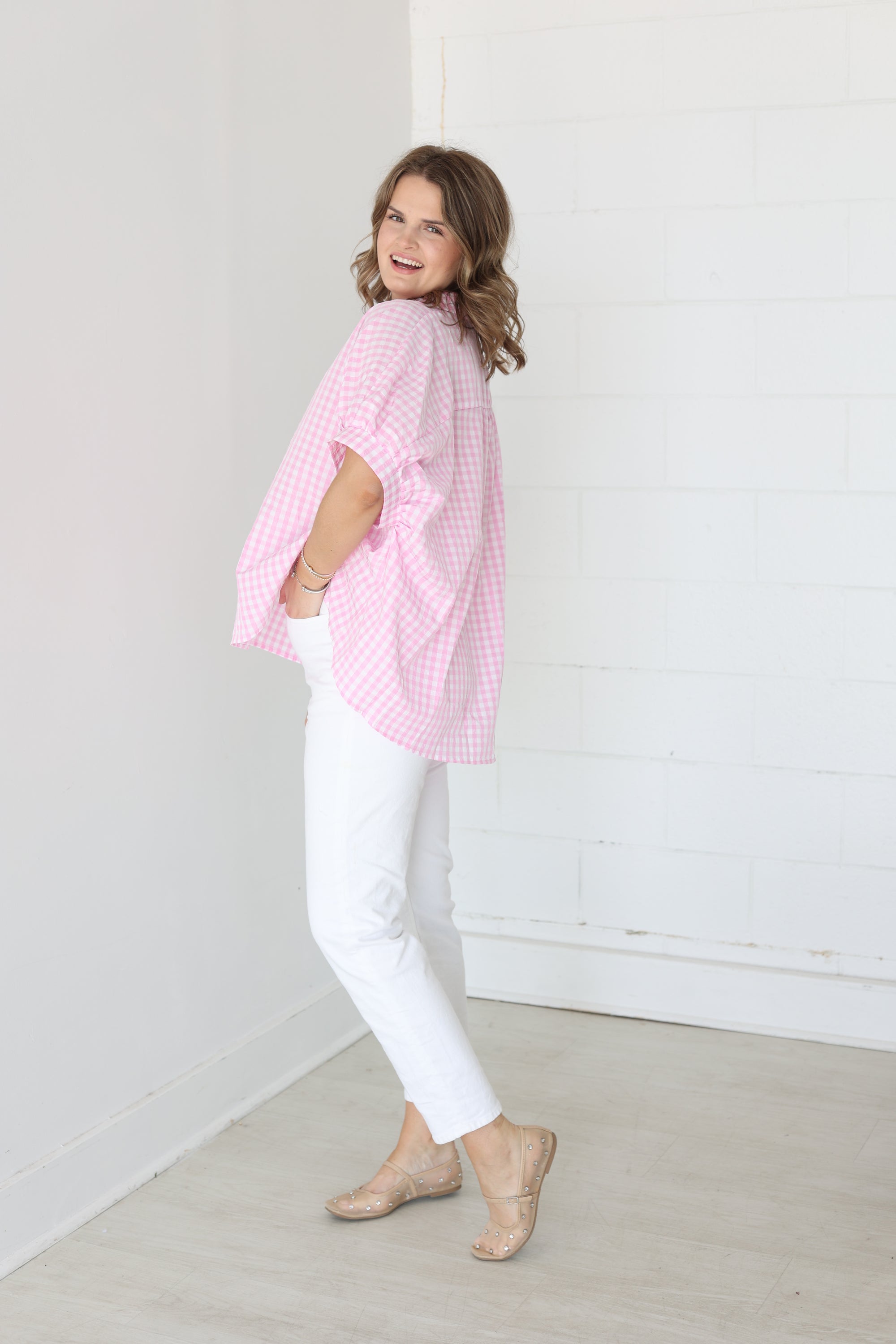 Picnic Party Top - Pink