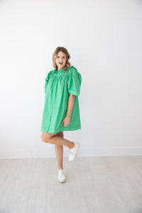 Spring Fever Dress - Emerald