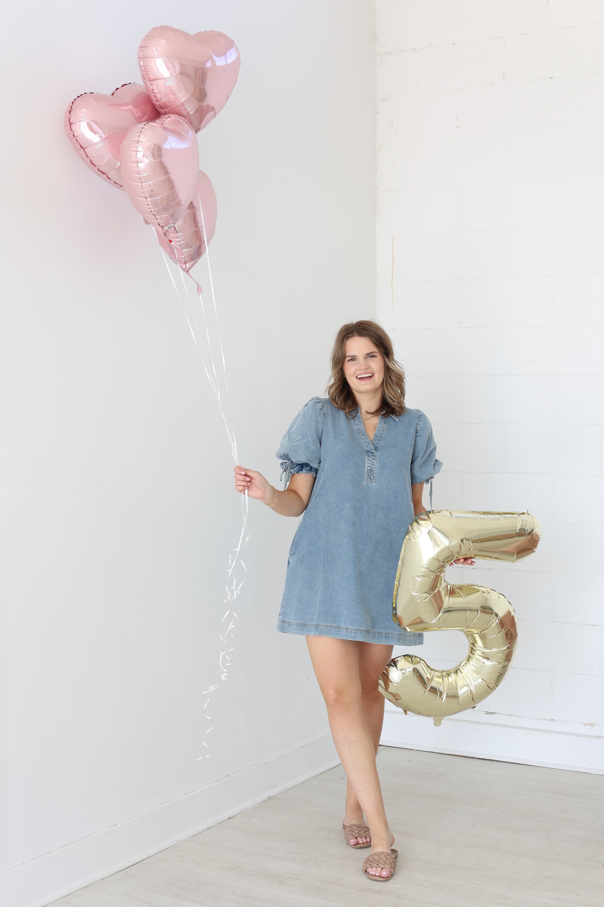 Bella Dress - Denim