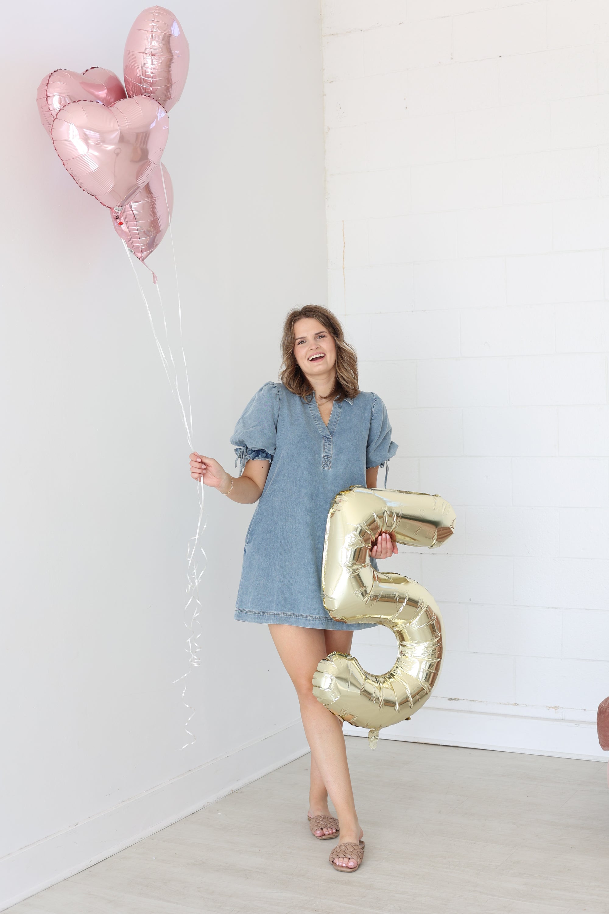 Bella Dress - Denim