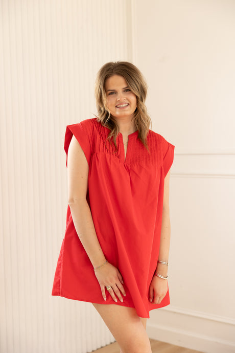 Brixton Mini Dress - Red