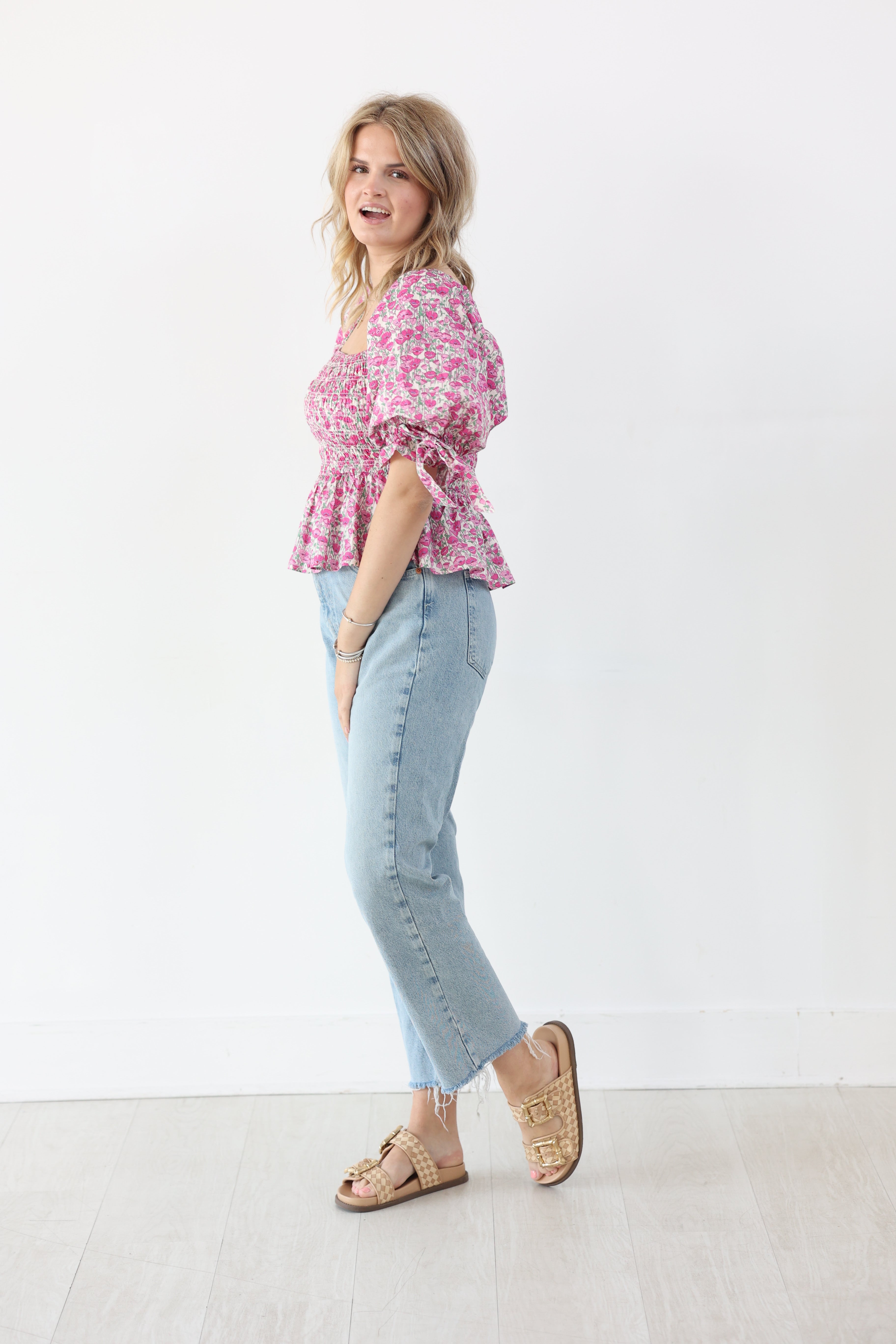 Poppy Top - Pink – Shop Alexandra Grace