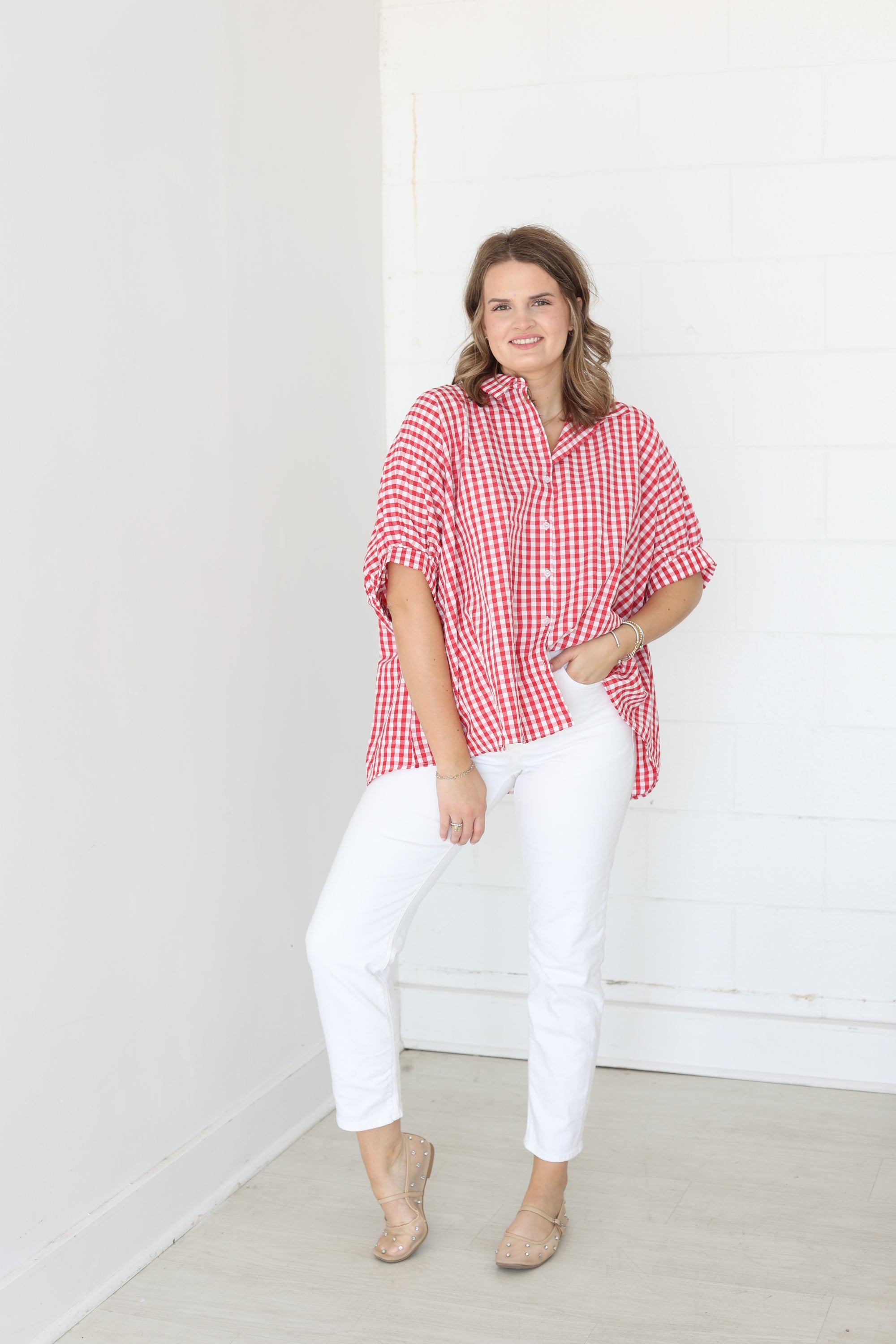 Picnic Party Top - Red