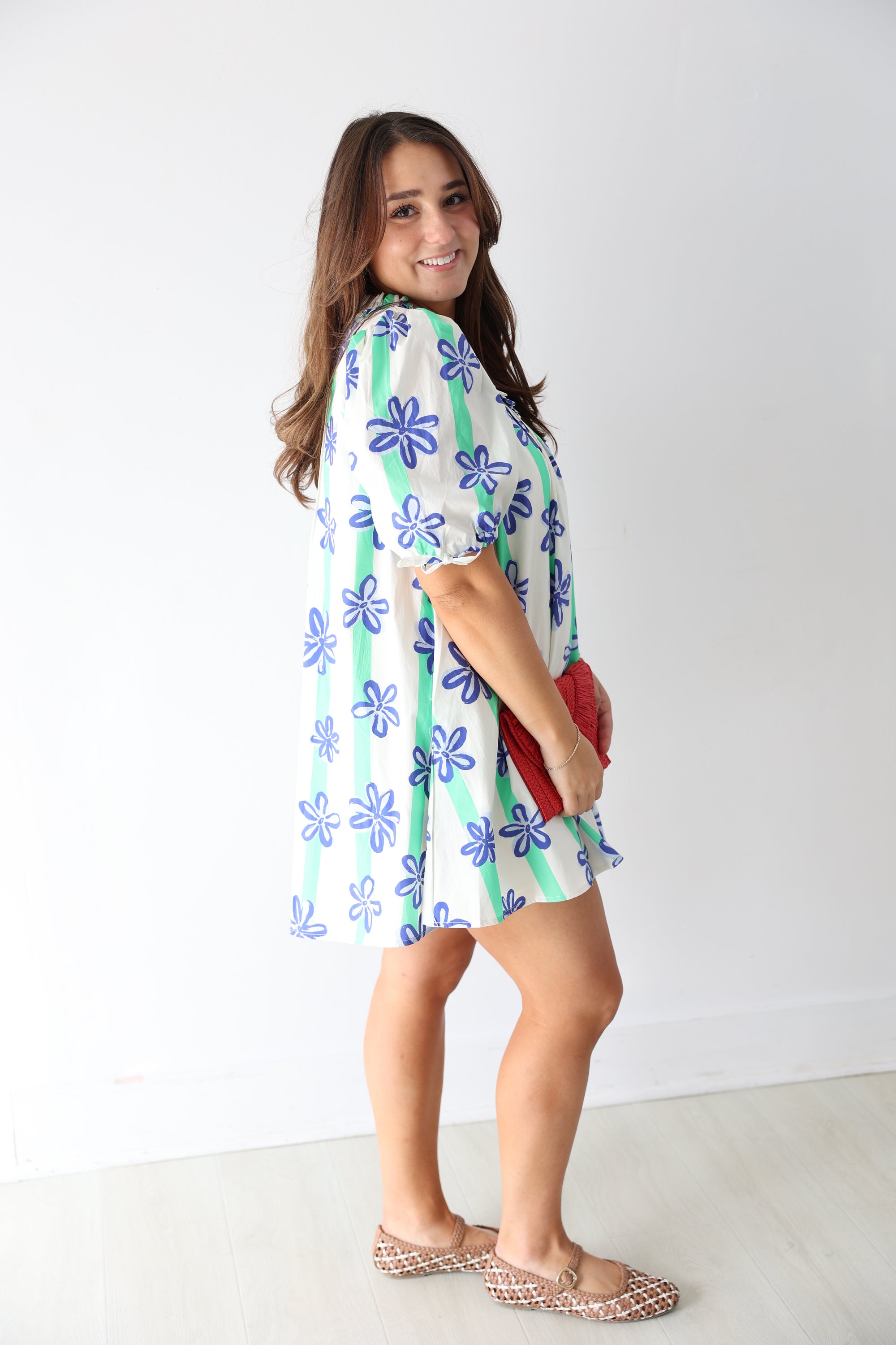 Caroline Dress - Blue