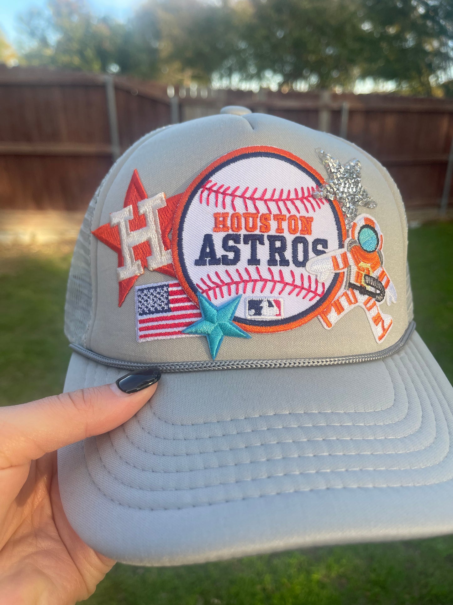 Custom Trucker Hat Bar - Houston Astros